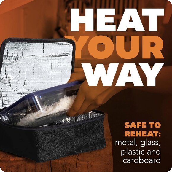 Hotlogic Mini Portable Oven & Food Warmer Bag With Polyethylene Foam Insulation - Picture 1 of 12